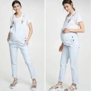 Like new Hatch Maternity Stretch Twill Overalls 1 SIZE SMALL